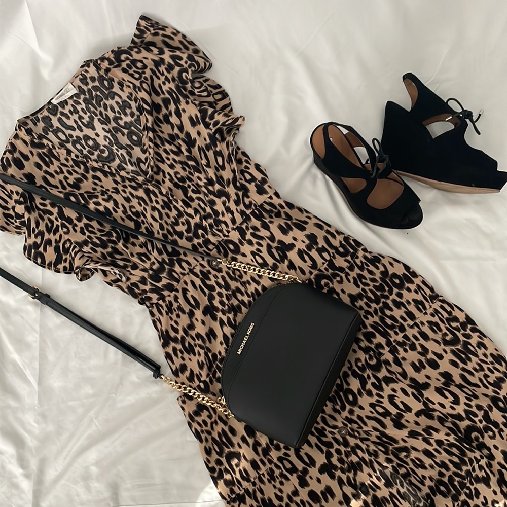 Animal print dress
